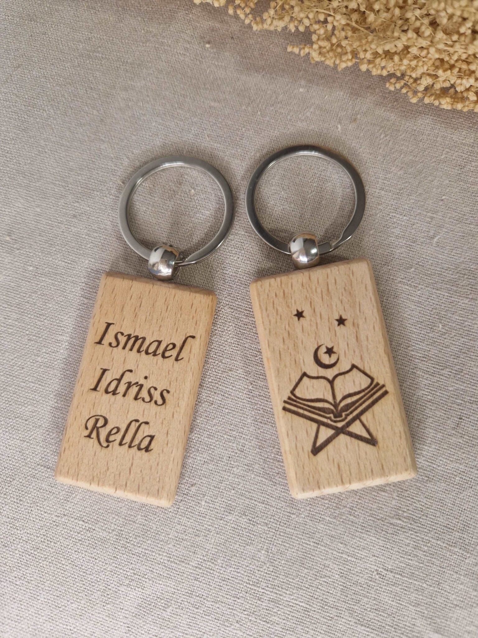 porte clé en bois personnalise cadeau musulman mon objet perso