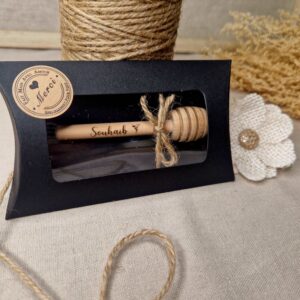 cuillère à miel en bois personnalisé cadeau invite mariage baptême goodies mon objet perso