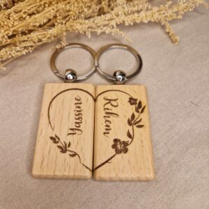 porte clé en bois personnalise cadeau musulman mon objet perso