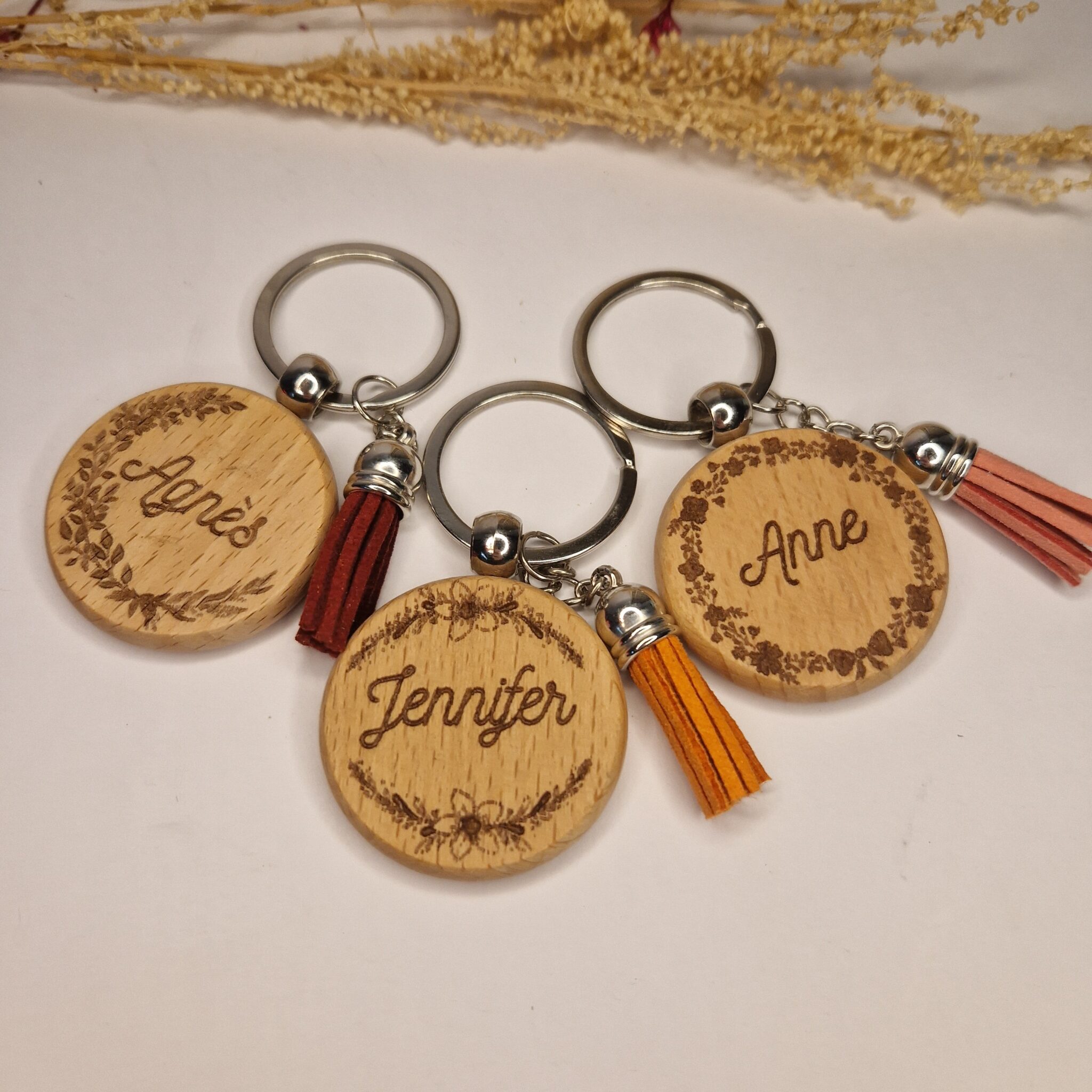 porte clé en bois personnalise cadeau mon objet perso