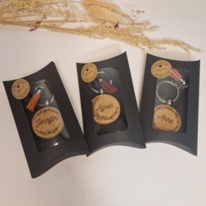 porte clé en bois personnalise cadeau mon objet perso