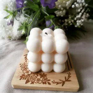 sous tasse sous verre en bois prenom grave rond carre personnalise mon objet perso