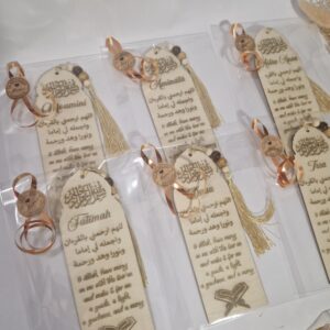 marque page programme de lecture du coran 30 jours personnalise prenom cadeau musulman ramadan mon objet perso