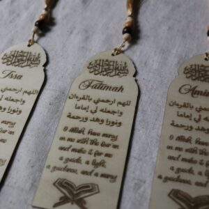 marque page programme de lecture du coran 30 jours personnalise prenom cadeau musulman ramadan mon objet perso
