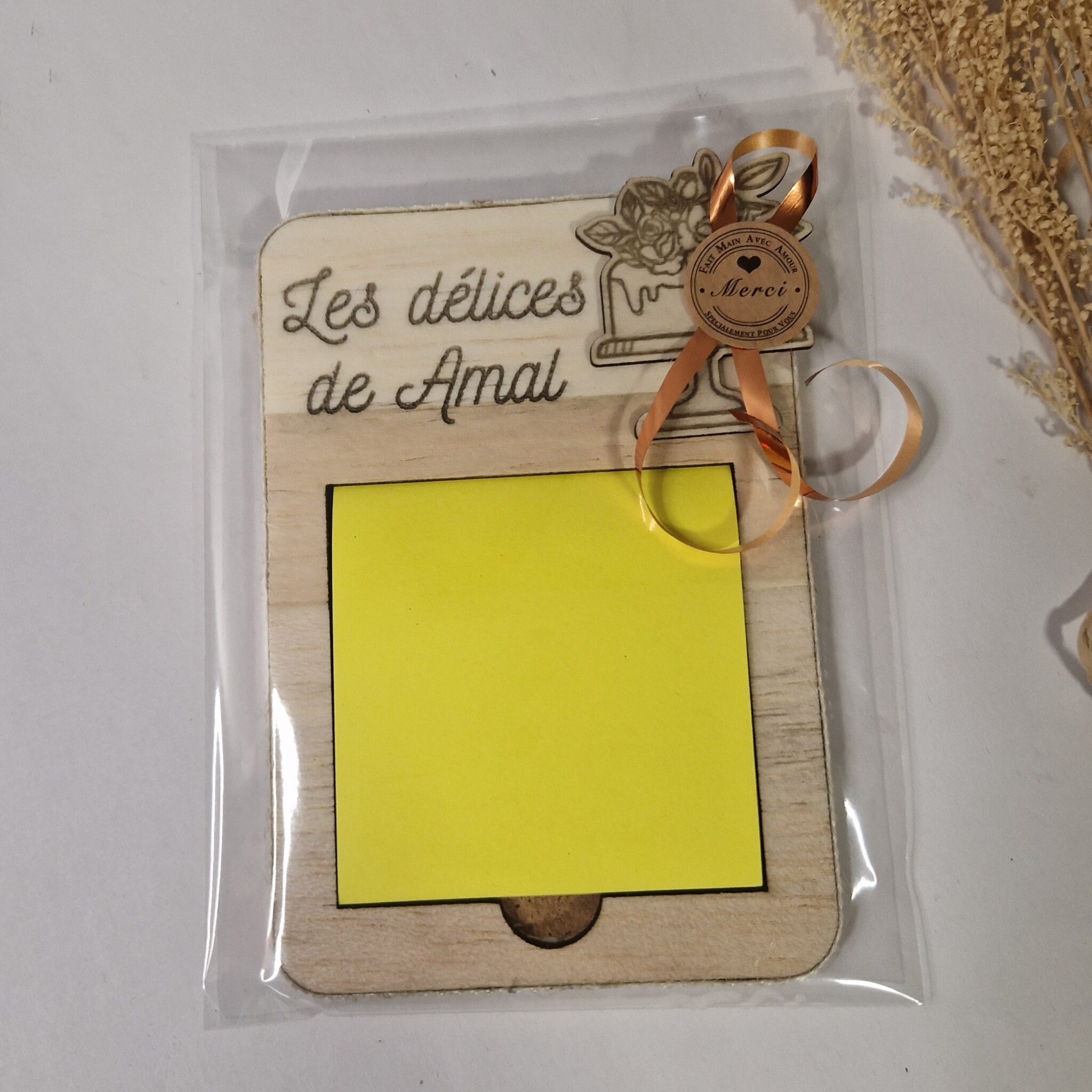 support post il personnalise cadeau maitresse cadeau maman papa decoration bureau mon objet perso