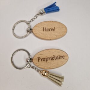 porte clé en bois personnalise cadeau mon objet perso