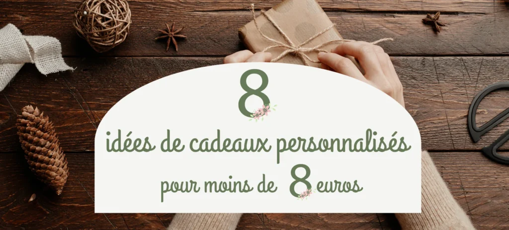 8 idées cadeaux mon objet perso 8 euros